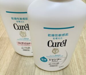 キュレルのシャンプーとコンディショナー
